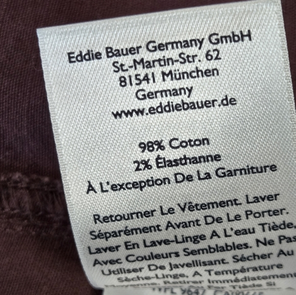 Eddie Bauer Jogger Pants, Brown, 16 - Picture 9 of 14